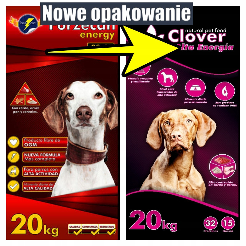 Forzecan Energy 51% masa BezGMO 20kg Clover Alta Energie 20kg