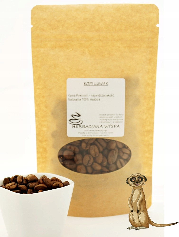 Kopi Luwak prémiová káva příroda 100% Arabika 250 g