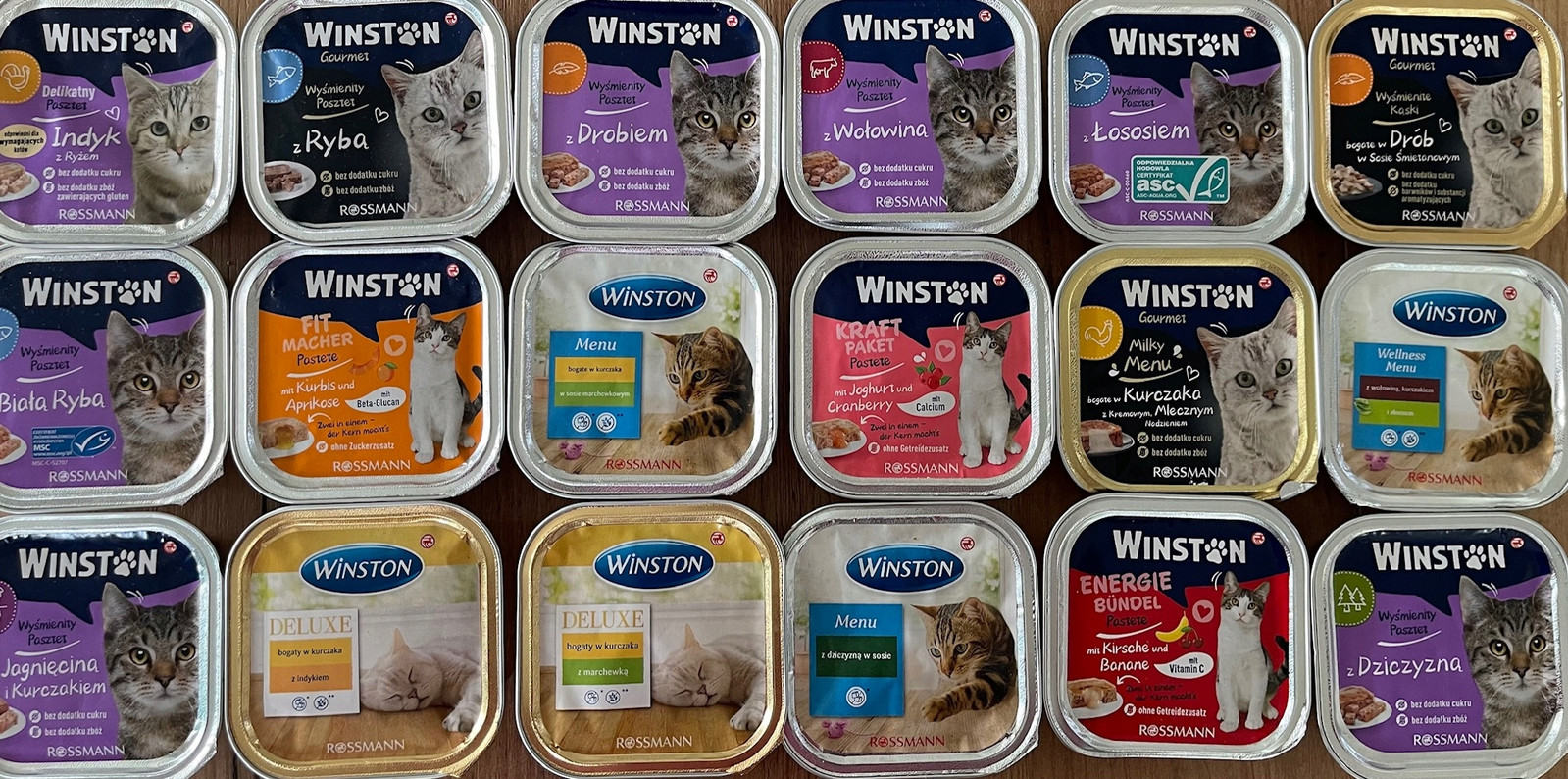 Winson 21x100 mix chutí je zajímavé, kterou příchuť si vaše kočka vybere