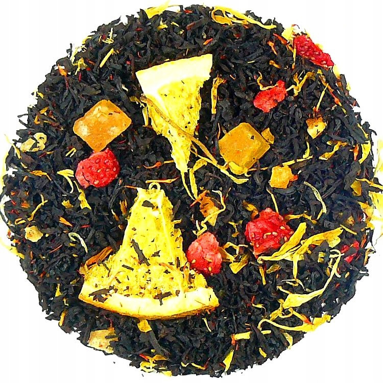 Čaj Černý Yunnan Black Mango Tango Pomeranč šafrán 1kg