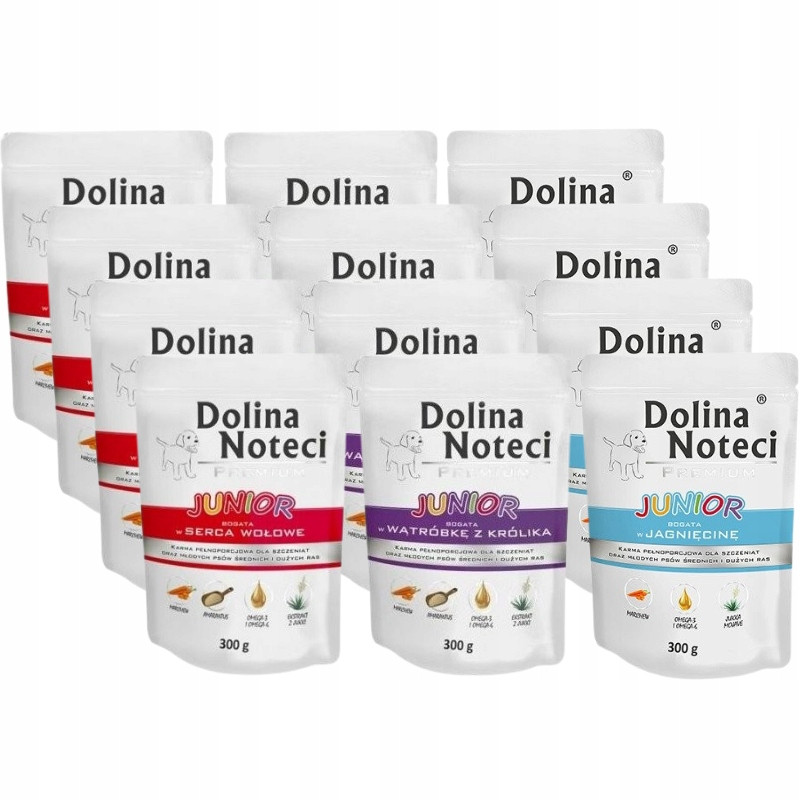 Dolina Noteci Premium Junior mix chutí 18 x 300g