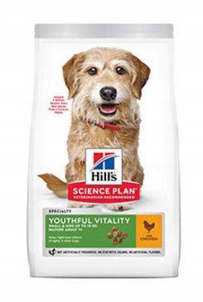 Hill's Can. Sp Adult 7+ Youthful Vitality Chick 1,5kg