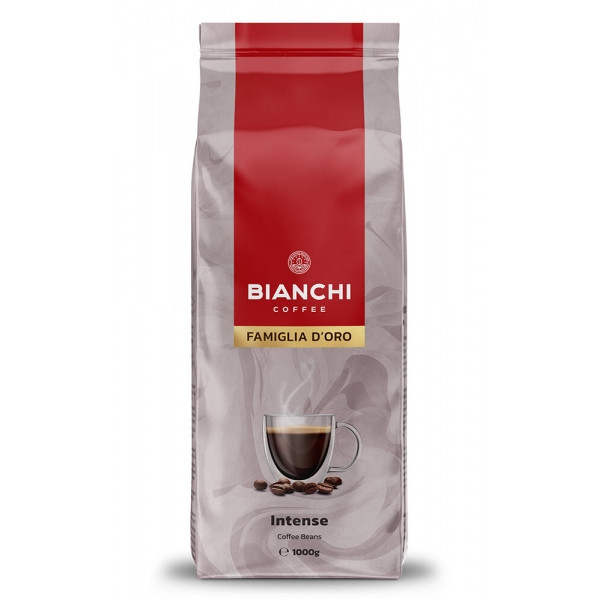 Káva Zrnková Bianchi Intense 1000 g 100% Robusta, Bulharsko
