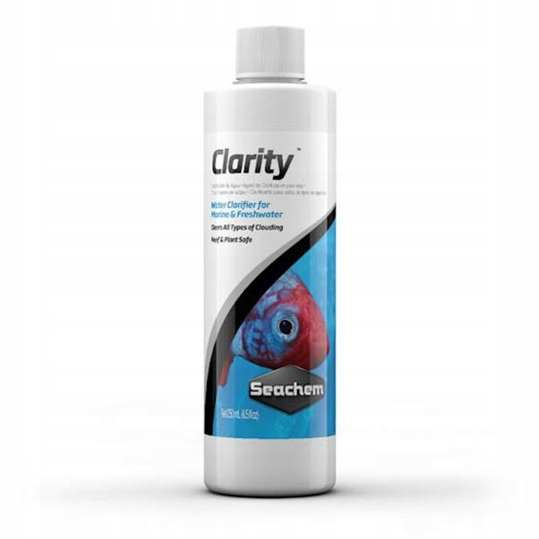Seachem Clarity 250 ml Čistidlo Odstraňuje Zákal Vody V Akváriu