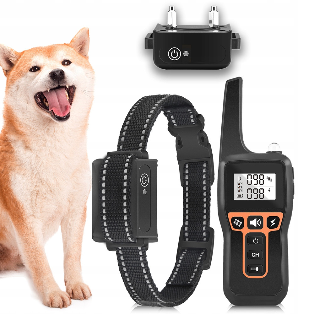 Elektrický výcvikový obojek pro psa, voděodolný Treser pro psy Pilot 1000 m