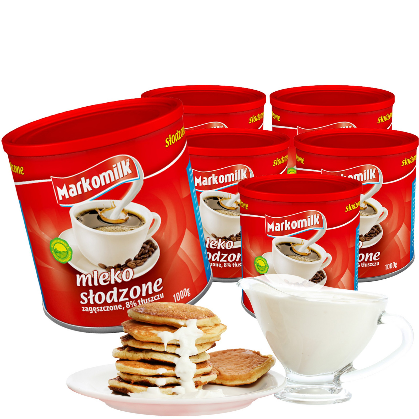 Zahuštěné Mléko 8% Kondenzované 6X1L Velkoobchod