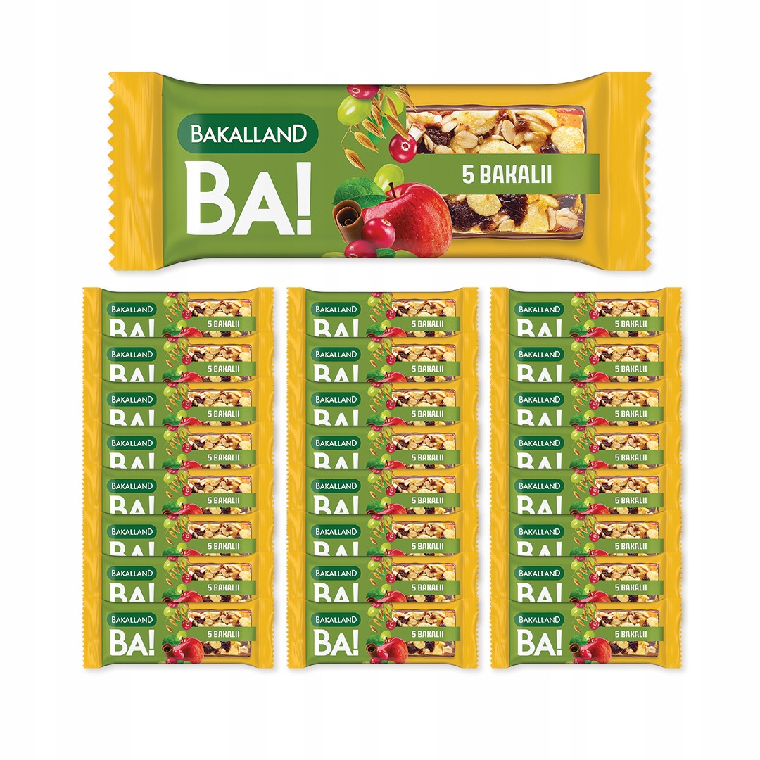 25x Bakalland Ba! Tyčinka 5 bakalii 40 g