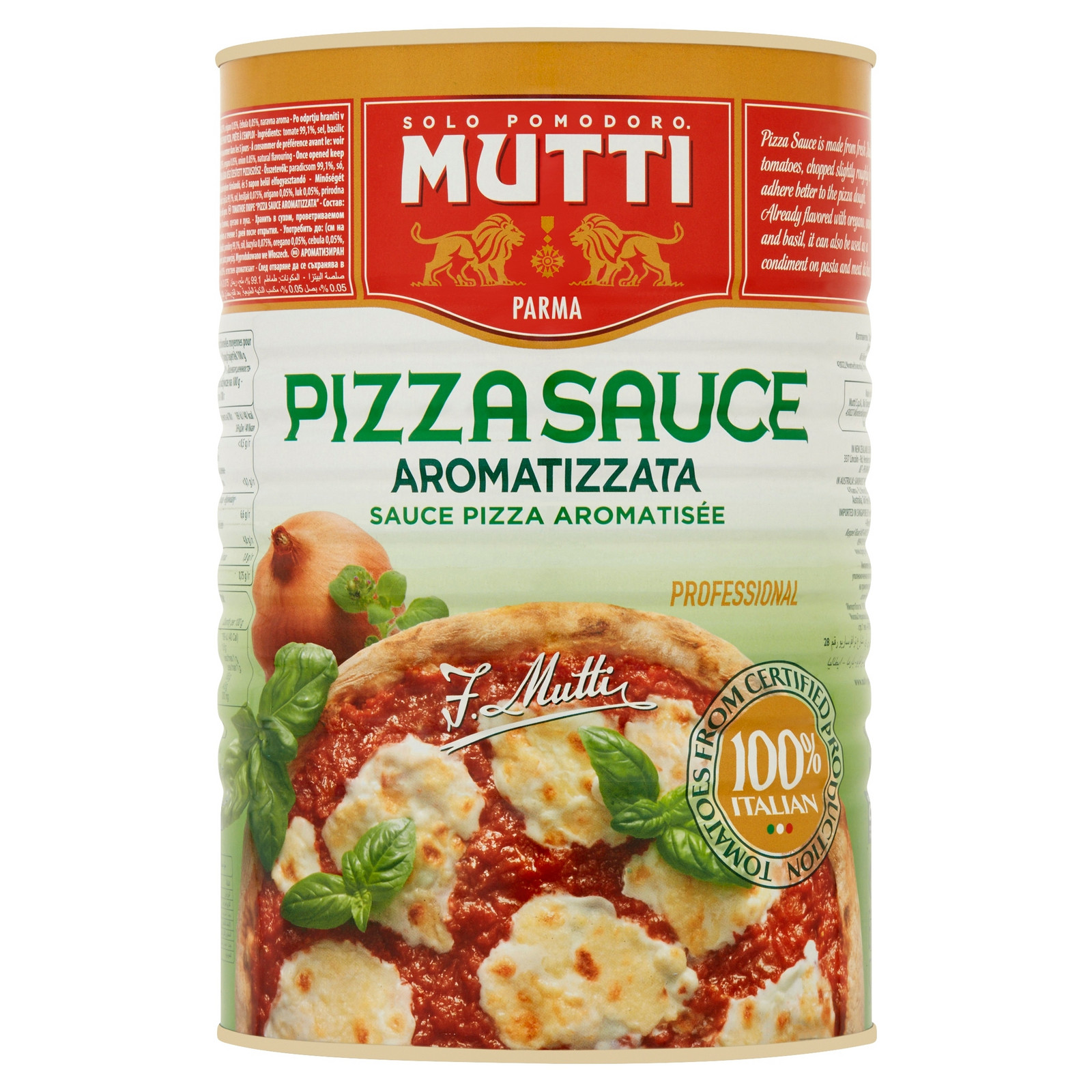 Omáčka na pizzu s bylinkami 4100 g Mutti