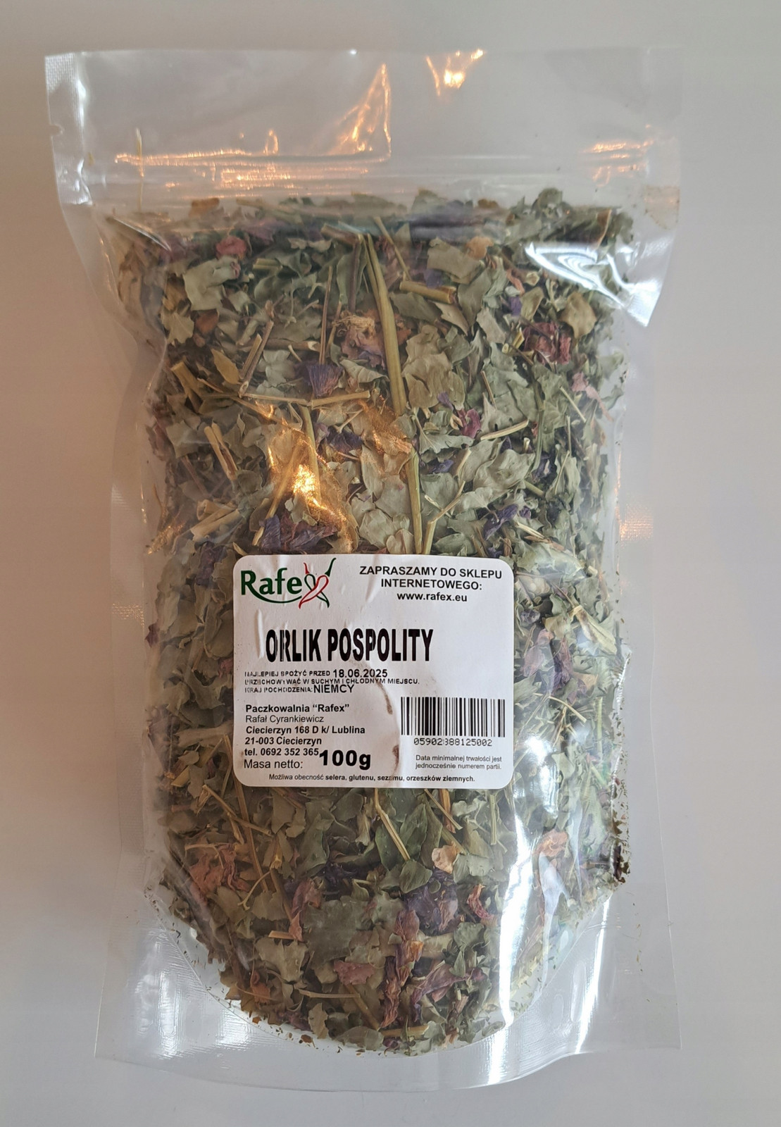 Orlík Pospolitý 1Kg Rafex