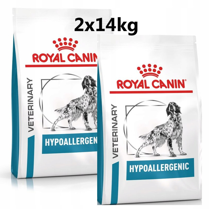 Suché krmivo Royal Canin Veterinary Canine Hypoallergenic pro psy 2 x 14 kg