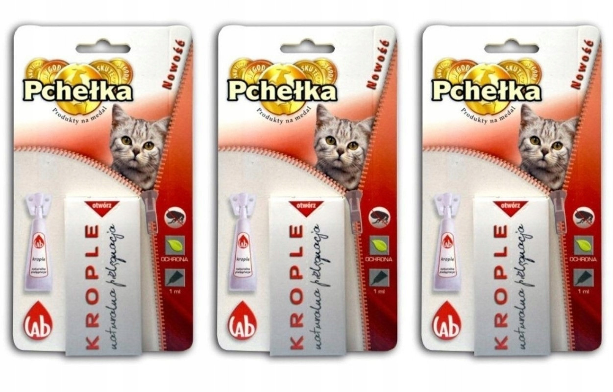 Kapky Pchełka proti klíšťatům 100 g 3 ks