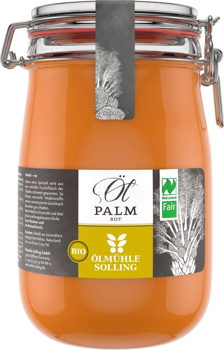 Ölmühle Solling Palmový olej červený Bio 1l