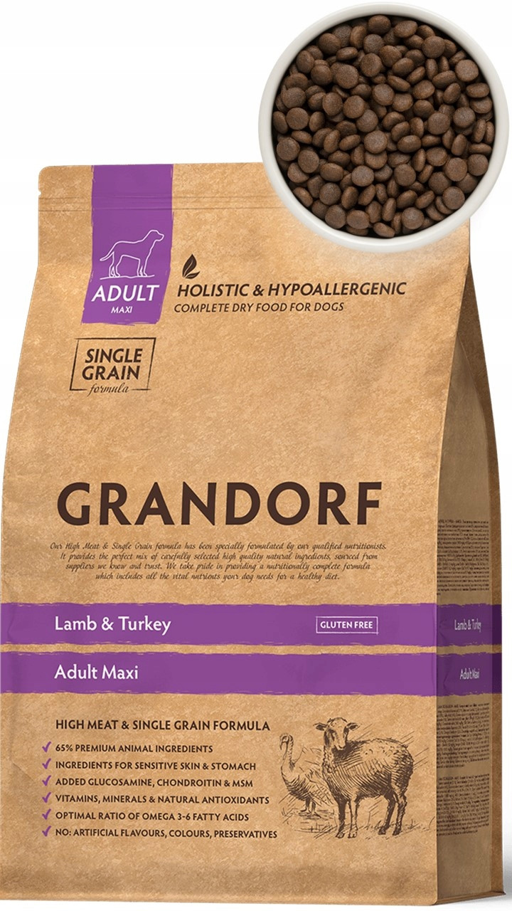 Grandorf Lamb Turkey Adult Maxi Breeds 3 kg