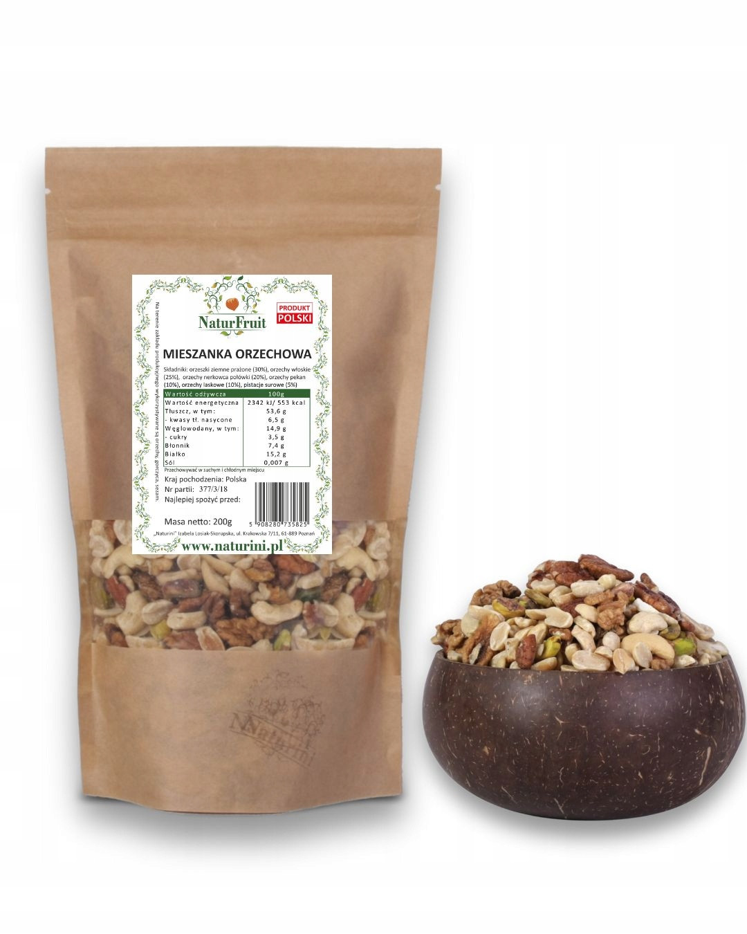 Ořechová Směs Poctivé Proporce Lahodná 1KG