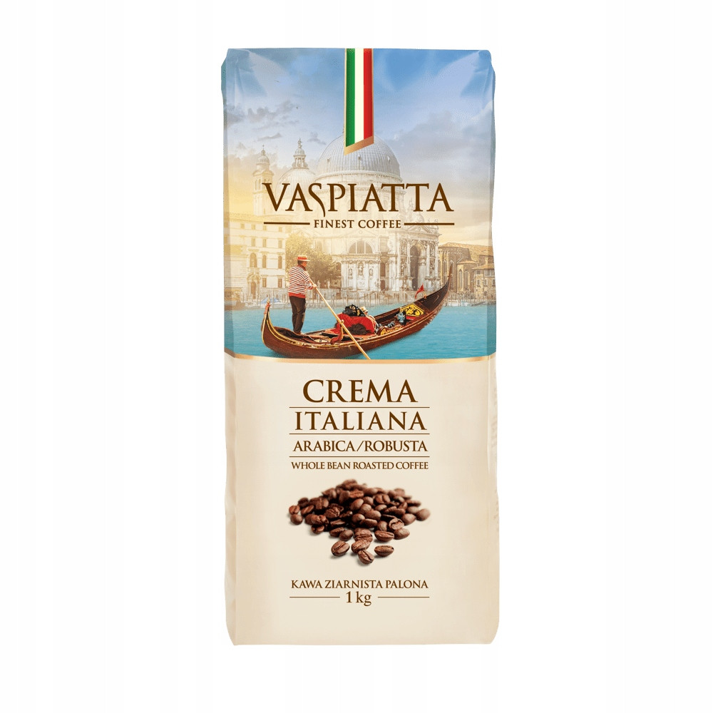 Vaspiatta Crema Italiana Káva zrnková 1kg