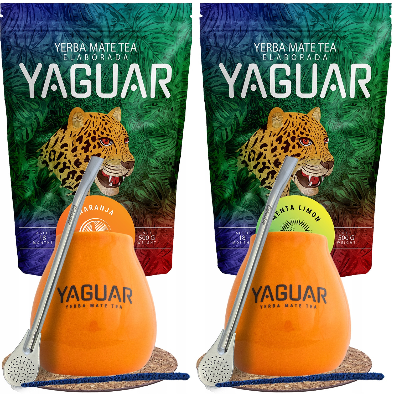 Sada pro dva Yerba Mate Tykwa Bombilla 2x500g