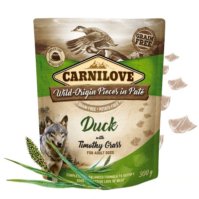 Carnilove Duck with Timothy Grass 12x300 g