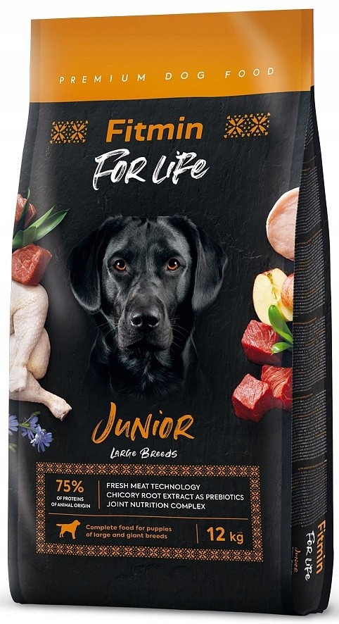 Suché Krmivo Fitmin 12 Kg Junior Pro Štěňata Velkých Plemen Large Breeds