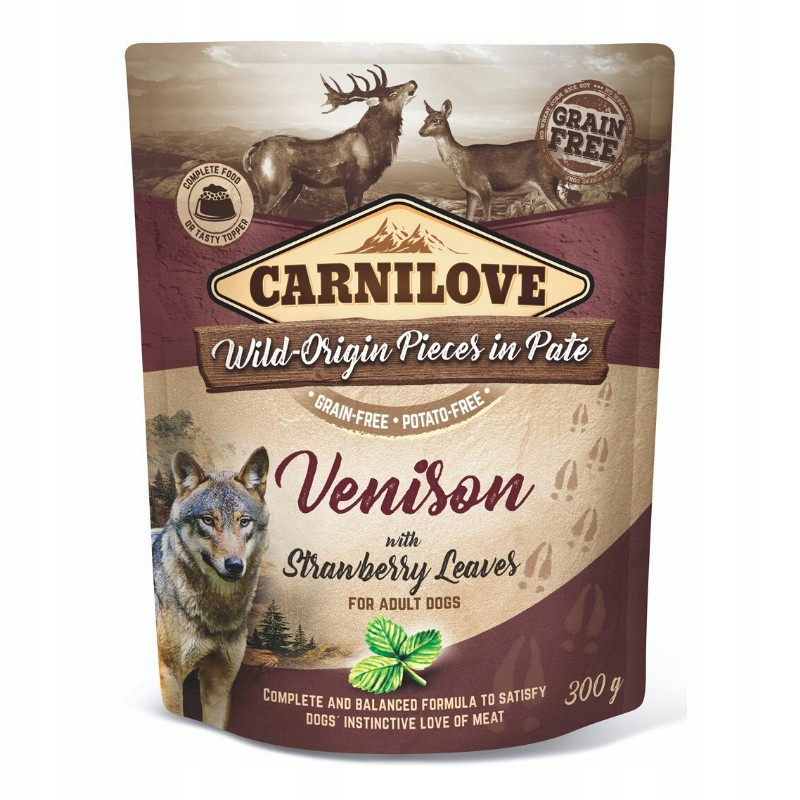 Carnilove Venison with Strawberry Leaves 12x300 g