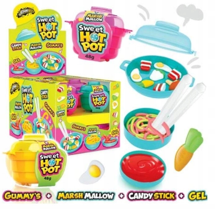 Želé Bonbony Sweet Hot Pot Hrnec S Bonbóny Johny Bee 12 Ks 576 g