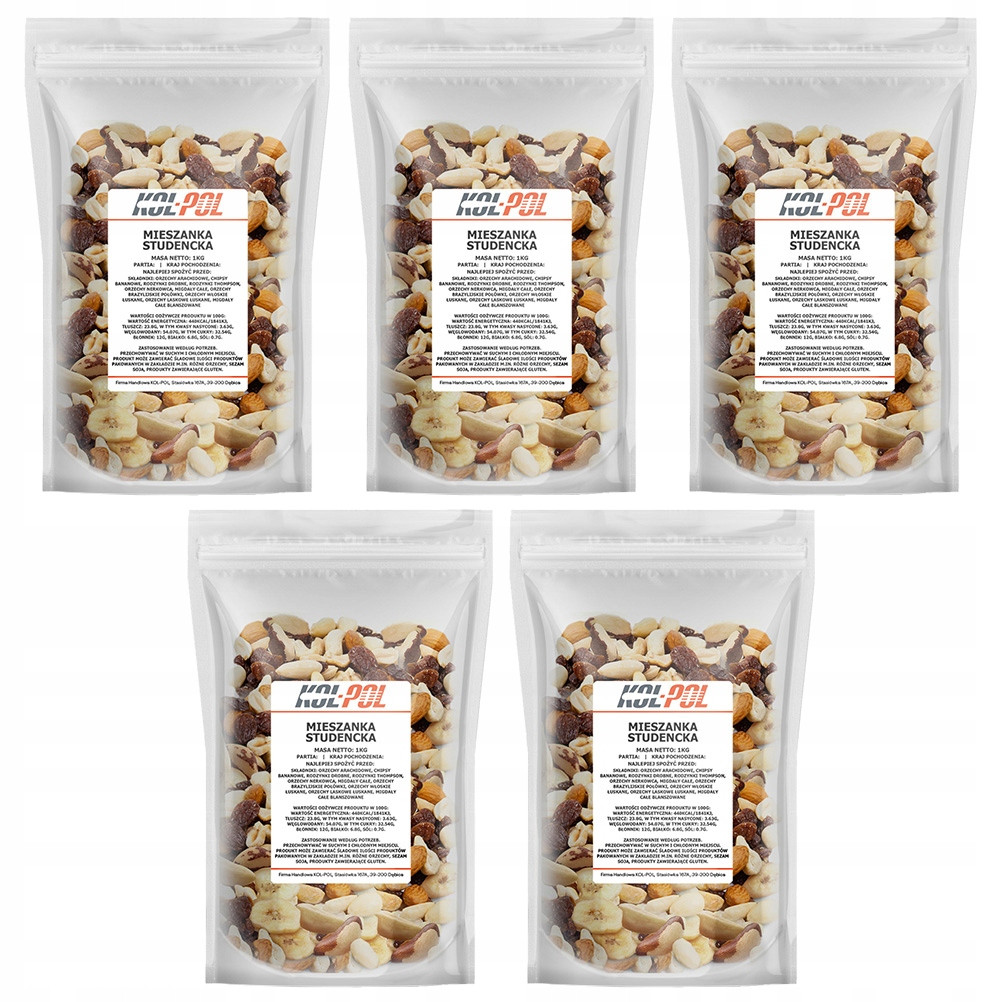 Studencka 5kg Ořechy přírodní bakalie