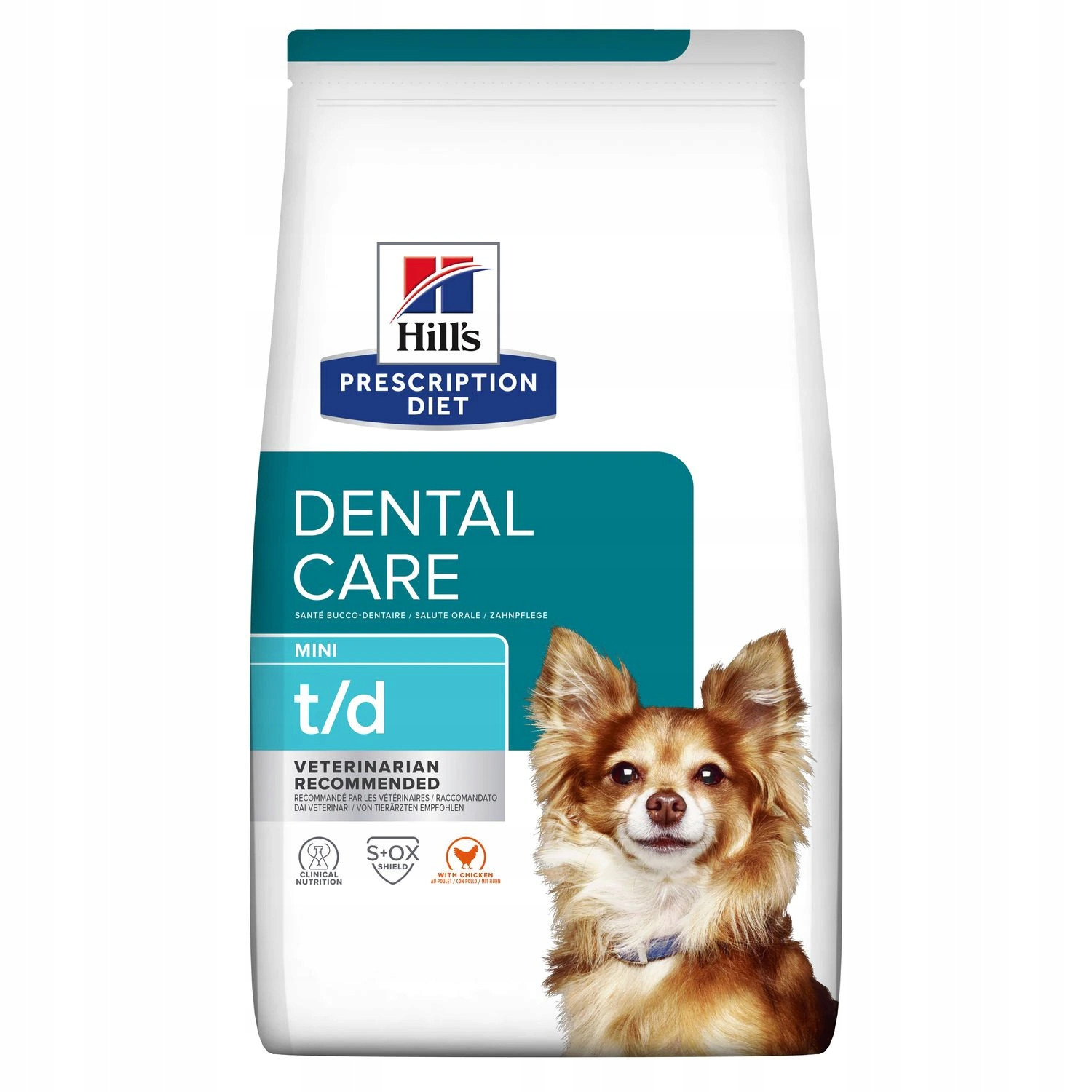 Hill's Prescription Diet t/d Dental Care Mini 3kg krmivo pro Krmivo