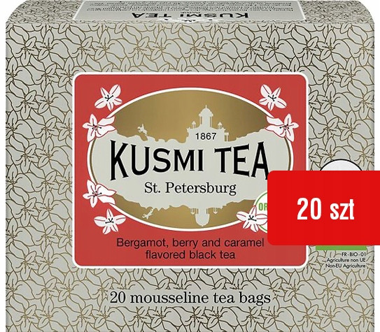 St. Petersburg Kusmi Tea sáčky 20 ks čaj Černý s karamelem