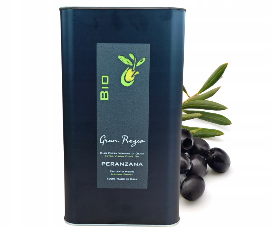 Extra Panenský Olej Gran Pregio Bio 0,21 oceněný Ekologický 5L Italský