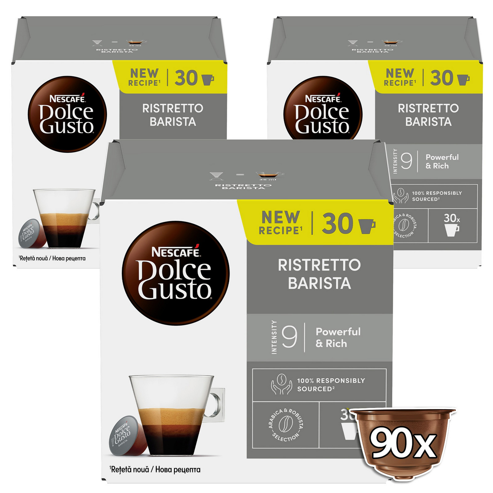 Kapsle pro Dolce Gusto Nescafe Ristretto Barista 90 ks