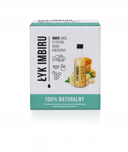 Nápoj Zázvorový lýk med citron kokosová voda 9ks x 50ml