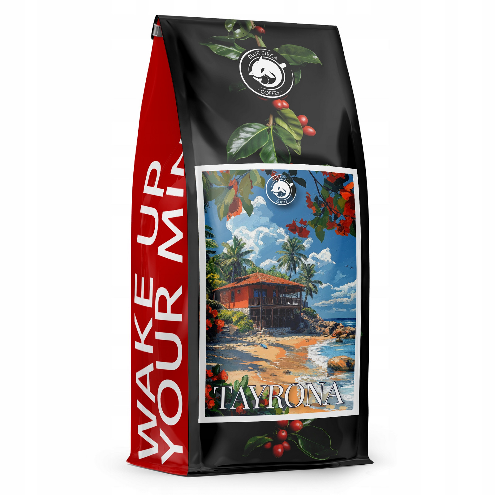 Káva zrnková 1kg Tayrona 100% Arabica Čerstvě Pražená Blue Orca Dárek