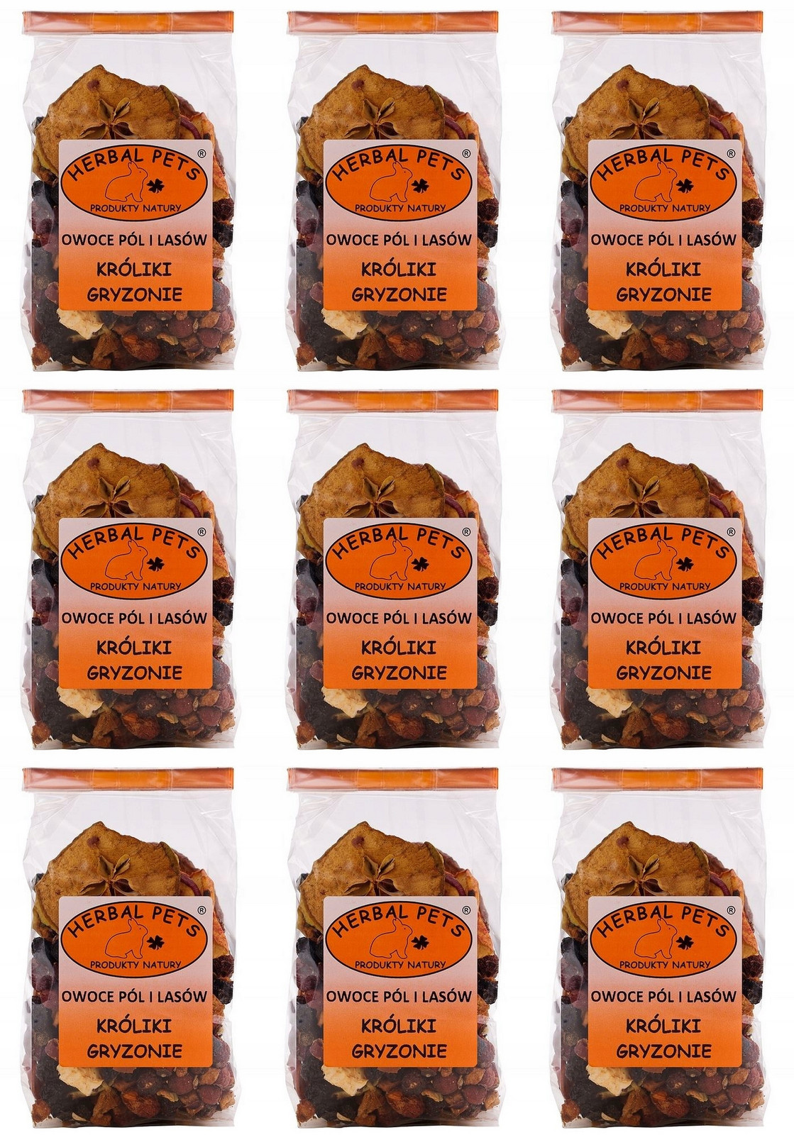 Herbal Pets Lesní plody pro hlodavce 9x100g