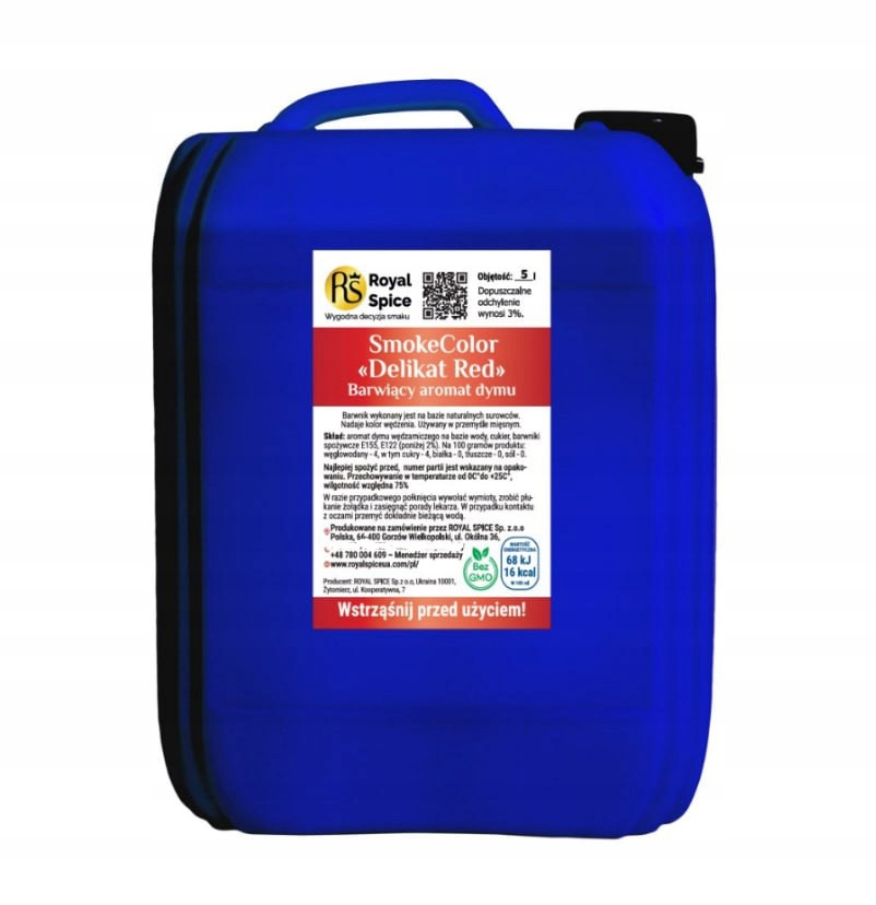 Barvící kouřové aroma SmokeColor Delikat Red 5L