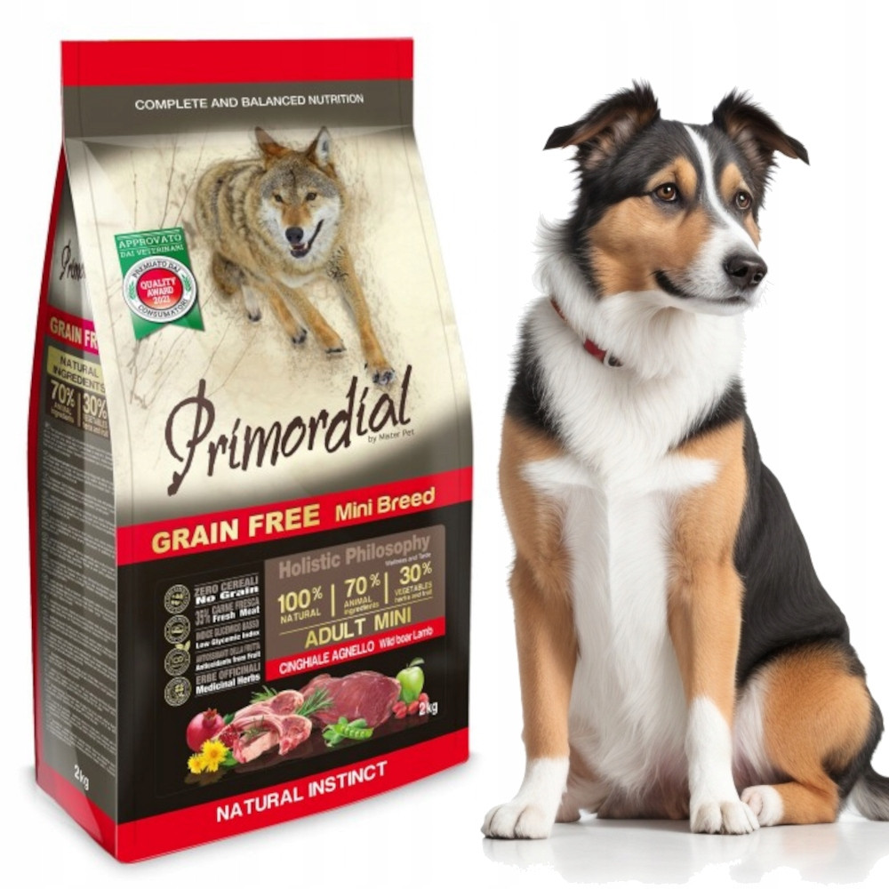 Primordial Dog Grain Free Mini Adult Wild Boar 6kg