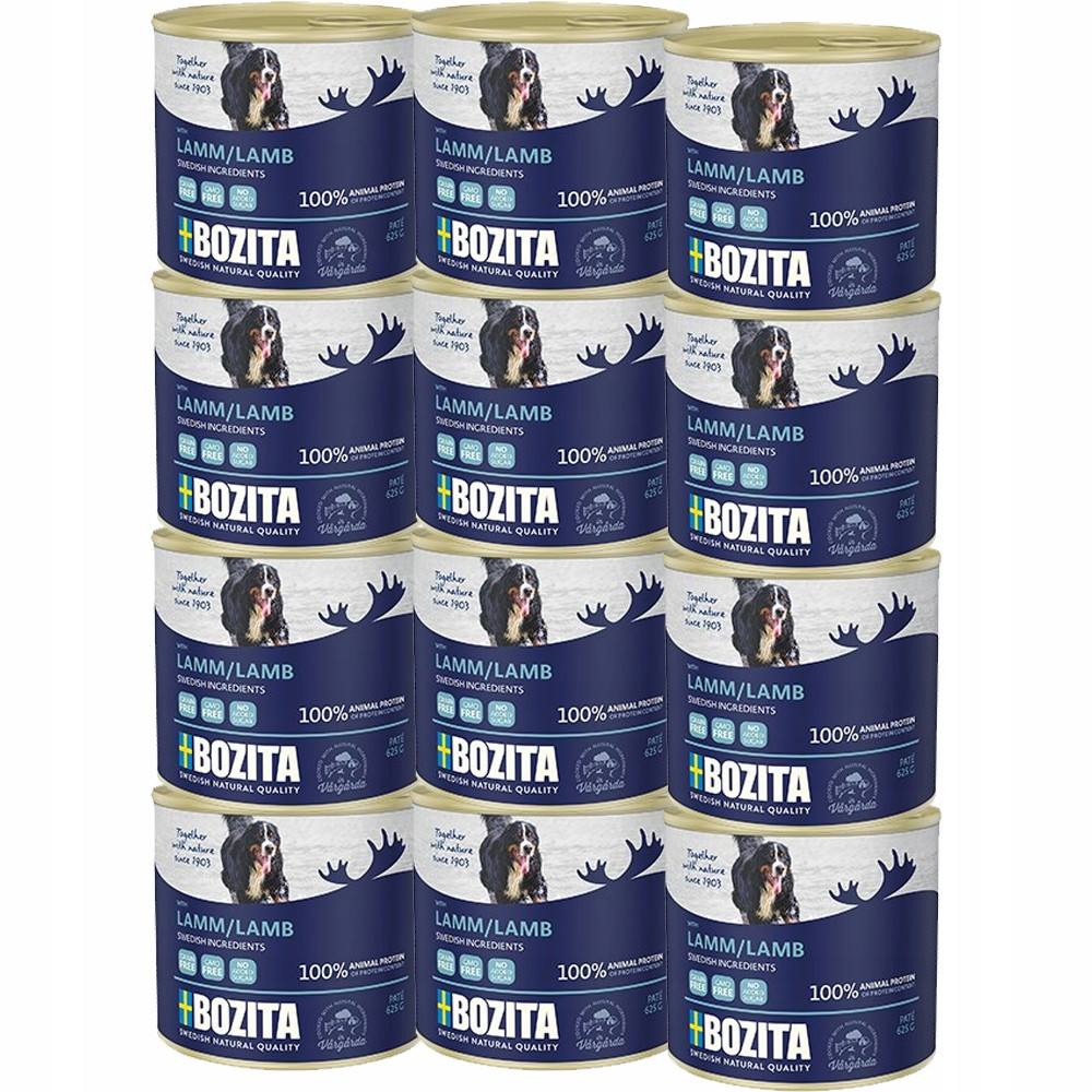 Bozita Paté konzerva 12 x 625 g - s jehněčím
