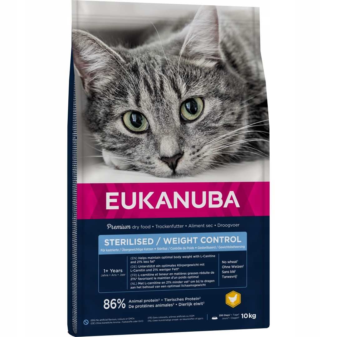 Eukanuba Sterilised/Weight Control Adult - Výhodné balení: 2 x 10 kg