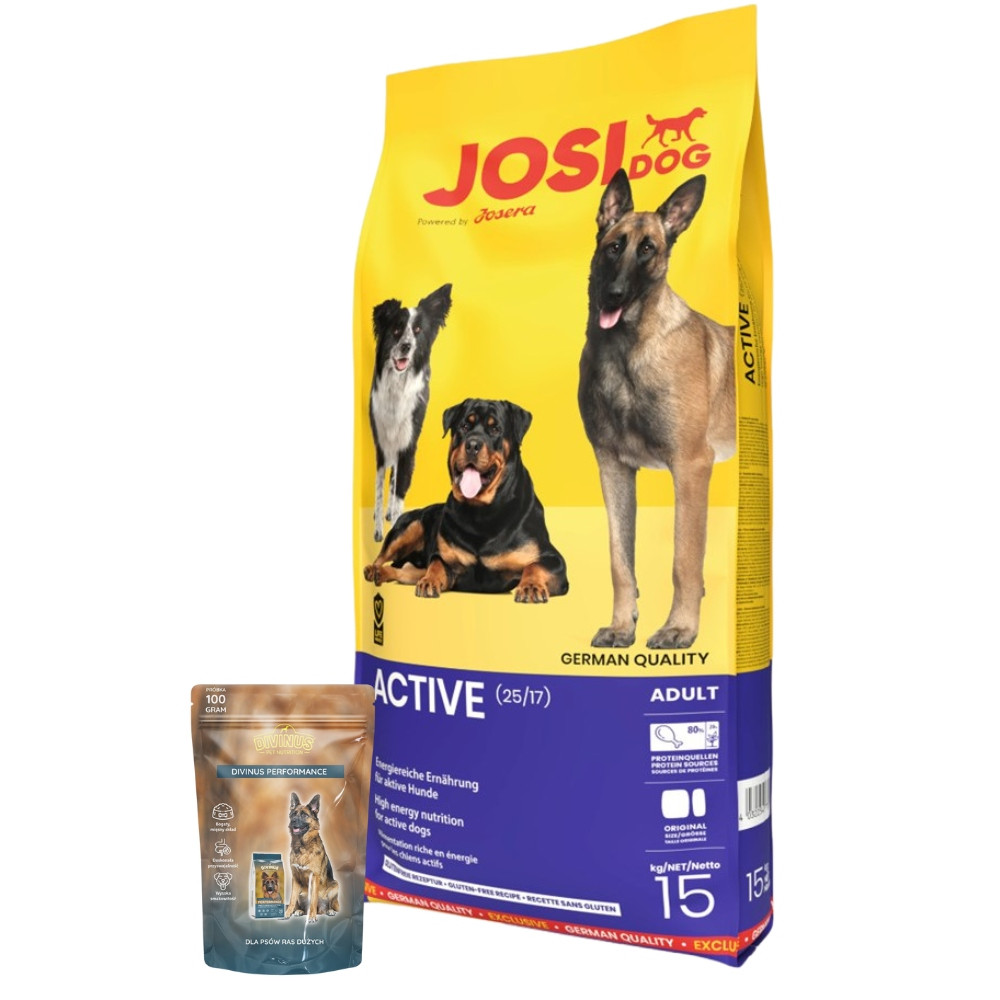 JosiDog Active s kuřecím - 15 kg
