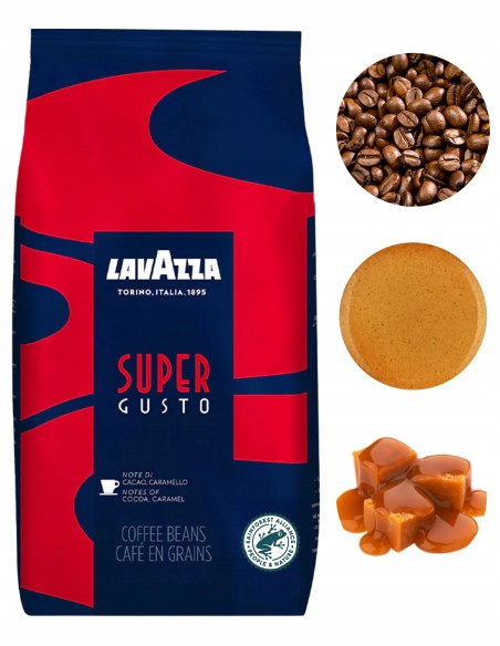 Lavazza Gusto káva zrnková černá 1kg