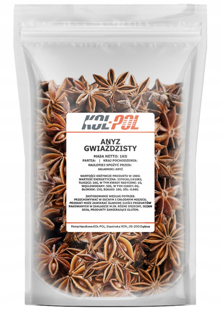 Anyž Hvězdy 1kg Hvězdné celé aromatické