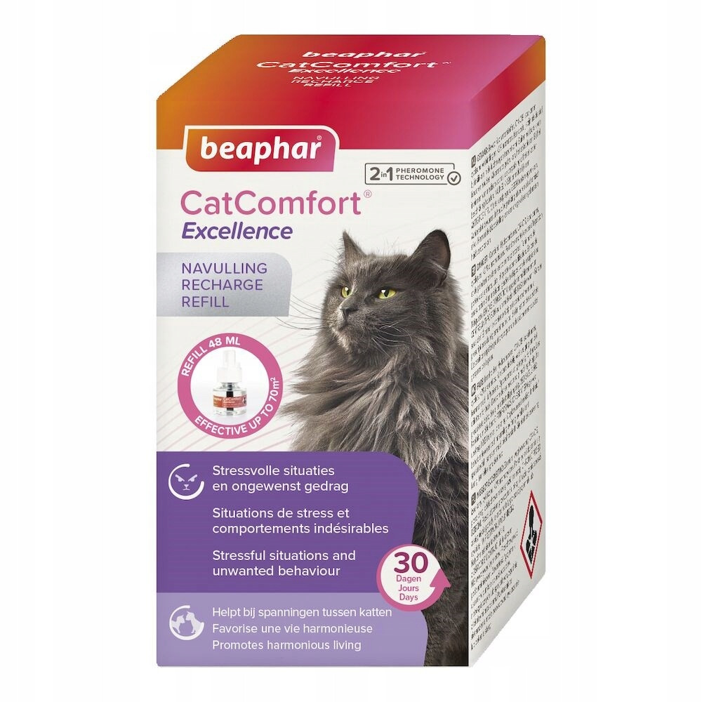 Feromony pro kočky Náplň do difuzéru Beaphar CatComfort Refill 48ml