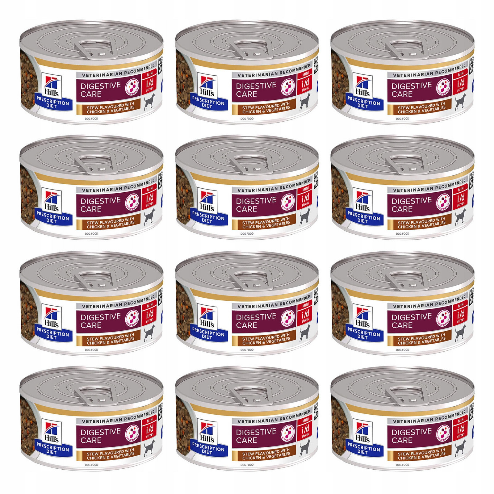 Hill's Pd Canine i/d Stress Mini Chicken Stew konzerva 12x 156g