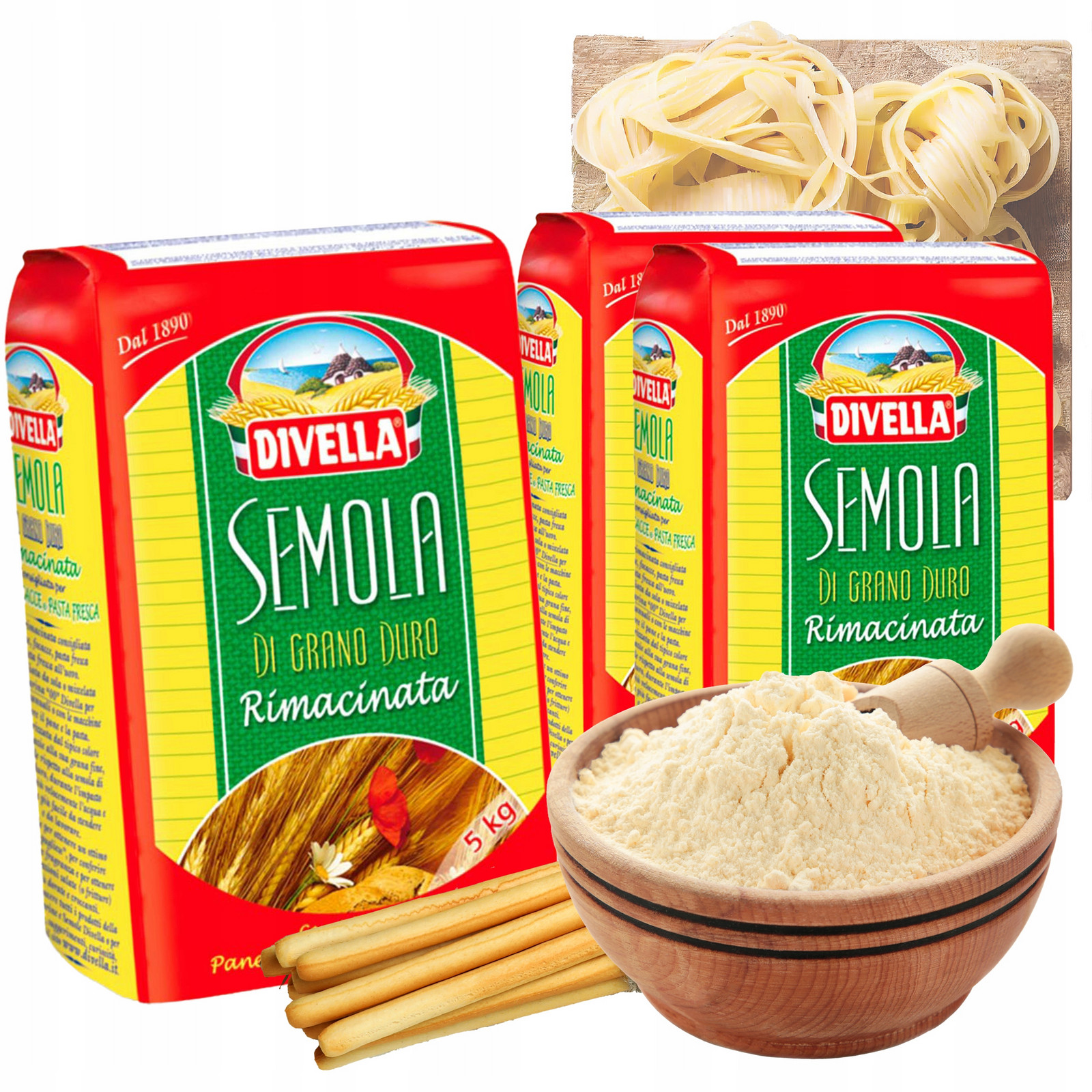 Mouka Semola Rimacinata 15kg Semolina na těstoviny
