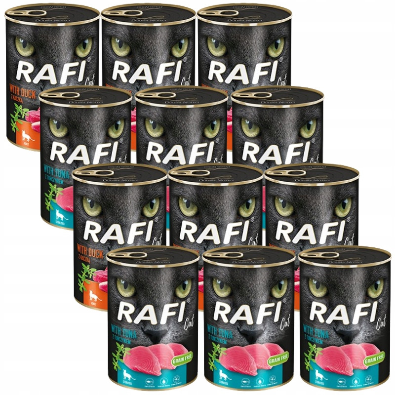 Dolina Noteci Rafi Cat Adult Mix chutí 12x400g