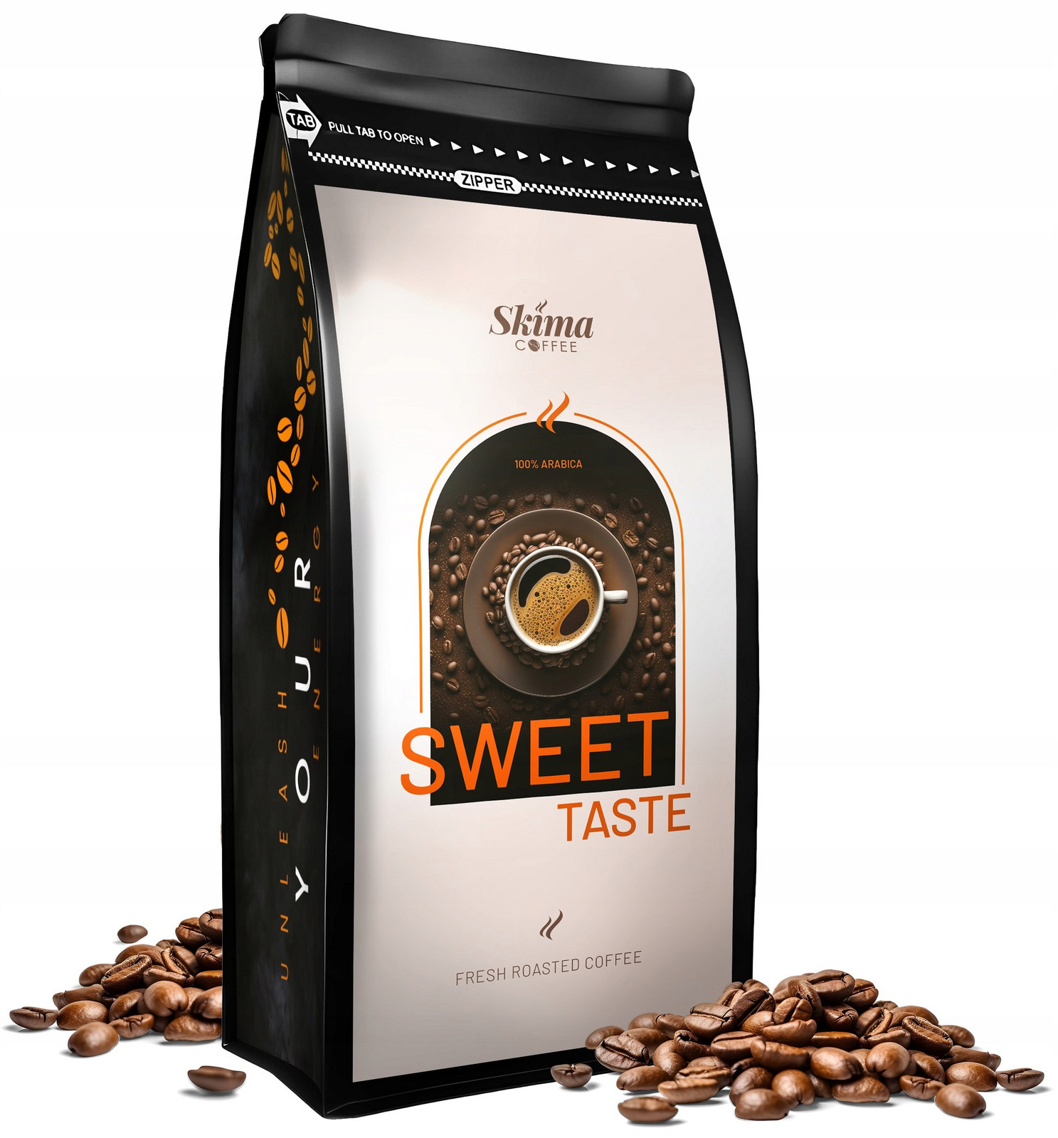 Káva zrnková 1 kg Morning Cup 100%ARABICA Čerstvě pražená do kávovaru+BONUS