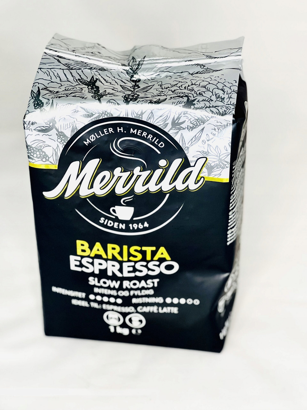 Lavazza Merrild Barista Espresso káva intenzivní 1kg