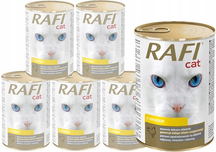 Rafi Cat Kousky v omáčce mix chutí 24x415g