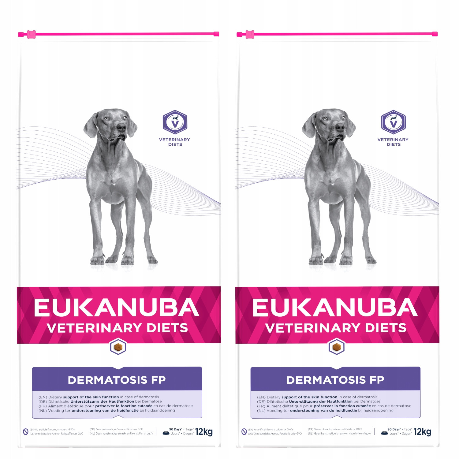 Eukanuba Veterinární Dieta Dermatóza Suché krmivo 2 x 12 kg