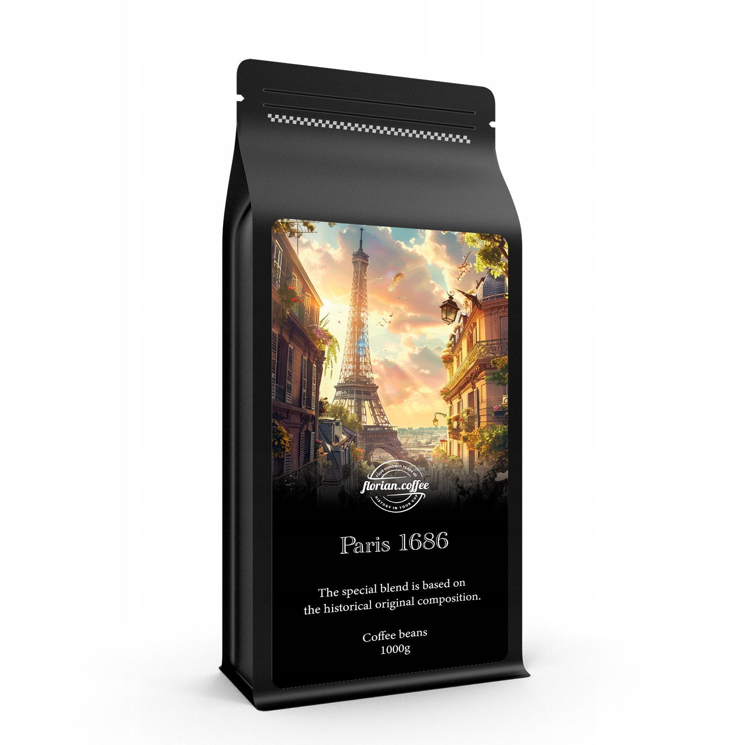 Káva 1 Kg Paříž 100% Arabica Čerstvě Pražená