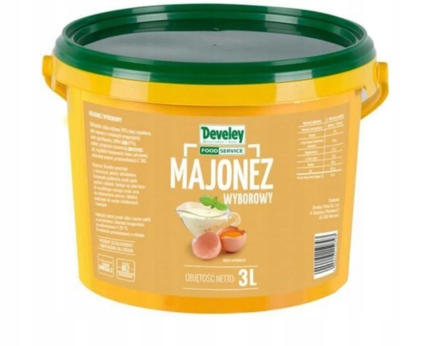 Prémiová výběrová majonéza 3KG Develey