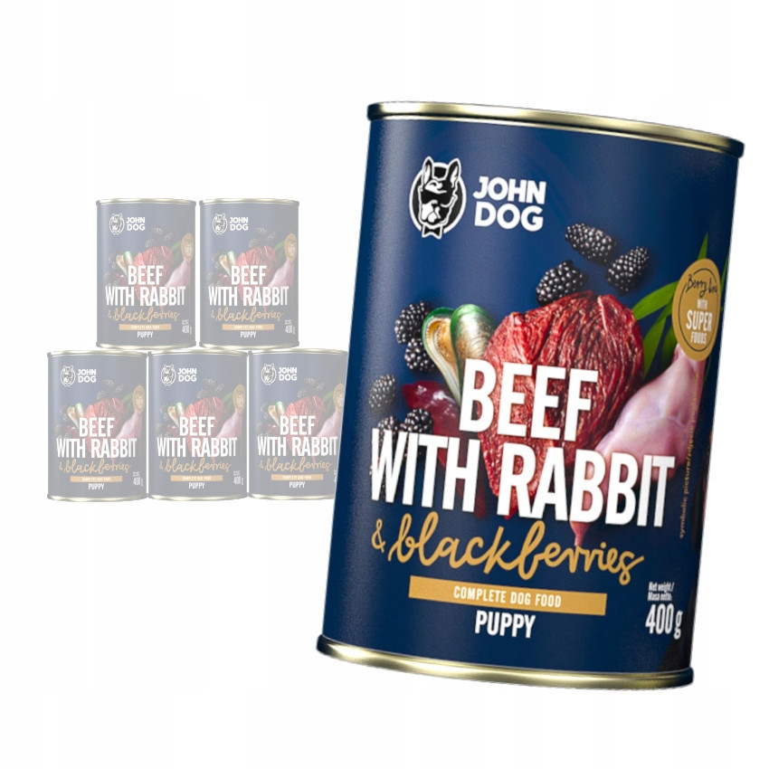 John Dog Štěně Království Jeřiny 6x 400g